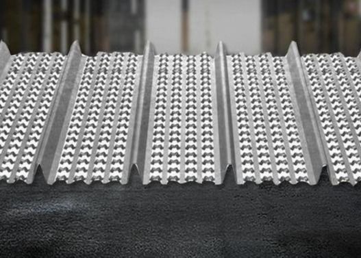 Gegalvaniseerd metaal Hoog Rib Formwork For Concrete 90mm Ribafstand
