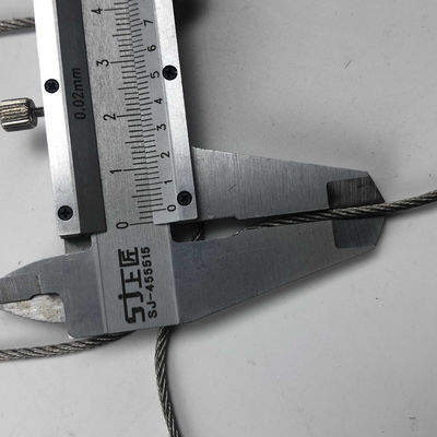 Flexibel en duurzaam 304 roestvrijstalen kabelnet met diamanten gat voor veiligheidsnetten