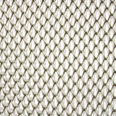 Decoratief Aluminium 1.8mm Architecturaal Gordijn van Metaalmesh chain link curtain coil