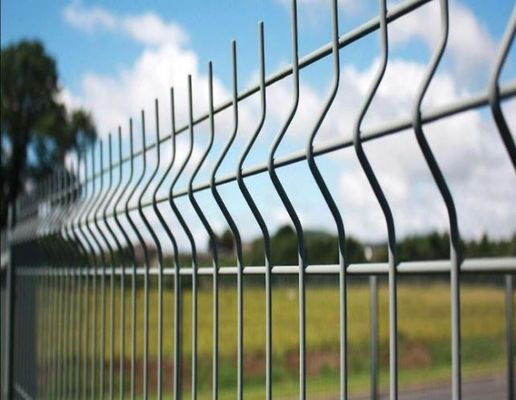 3D gepoedercoate metalen gaashekwerk met vierkante ronde paal