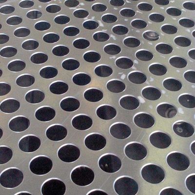 Roestvrij staal 304 316 Aluminium Geperforeerde metalen plaat Rond gat