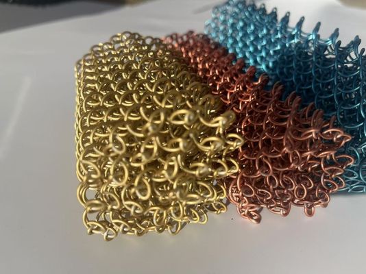 Modern Design Roestvrijstalen 304 Kettinggordijn met 6mm Maat van de Opening voor Architectonisch Metalen Gaas