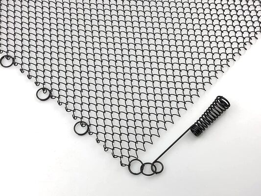 Anti-deformatie metalen ontwerp roestvrij staal 1,2 mm open haard mesh schermen
