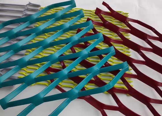 Aluminium uitgebreid metalen gaas voor architectonische decoratie 1x2m