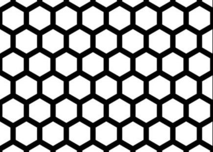 De Zeef Hexagonaal Geperforeerd Metaal SS304 1*2m 1.22*2.44m van het honingraatponsen