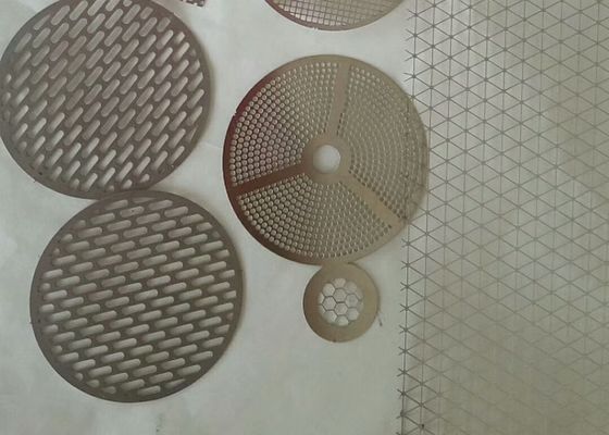 SUS430 de Schijf van etsmesh perforated wire mesh filter voor Koffermaker
