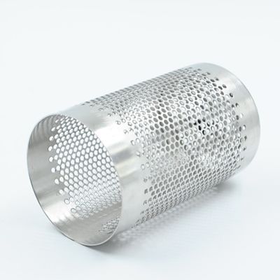 Roestvrij staal 304 316l-Draad Mesh Filter Tube Perforated Punching