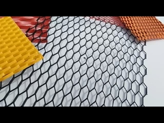 Op maat gemaakte poederbedekte wandbekleding uitgebreid metalen gevelnet