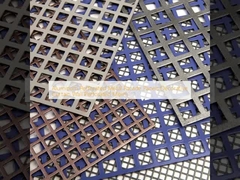 Aluminium geperforeerde metalen gevelpanelen Decoratieve gordijnwand Geperforeerd gaas