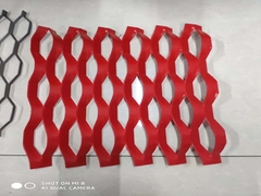 Opgehangen 1060 3003 Aluminium Uitgebreid Metalen Mesh Plafond Anodisatie Oxidatie