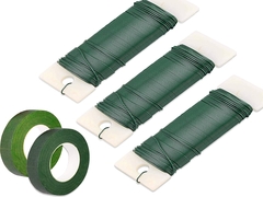 Bloemstengel draad bloem DIY knutselen groen draad