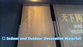 Hangende bruiloft watergordijn binnen waterval scherm fontein partitie decoratie