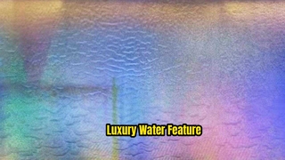 Roestvrij stalen watergordijn metalen gaasfontein