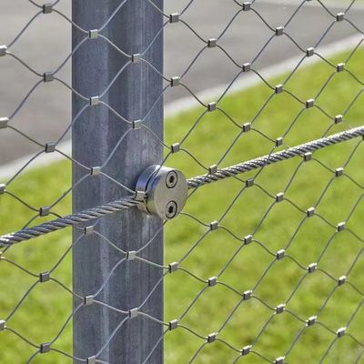 Geknoopt Handgeweven Roestvrijstalen Touwgaas met SS304/316 Materiaal 1,5 mm/2 mm/2,5 mm Draaddiameter en 25*25 mm/30*30 mm/50*50 mm Maasopening