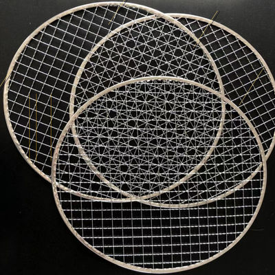 230 mm roestvrij staal BBQ Grill Mesh voor buiten koken