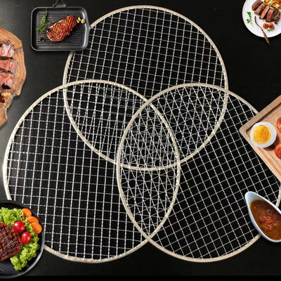 230 mm roestvrij staal BBQ Grill Mesh voor buiten koken