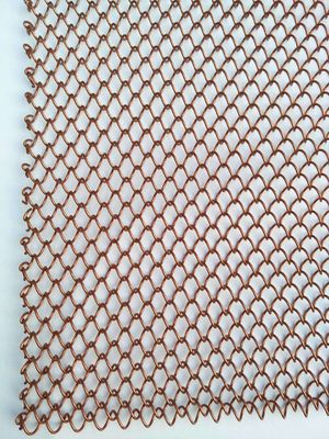 Aangepast gekleurd decoratief aluminiumgordijn voor wandbekledingsgordijn