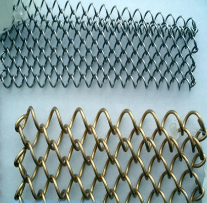 Aluminiumlegering Draadscherm Mesh Plafondgordijn Chain Link Strip Draperie