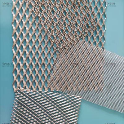 Hot Dip gegalvaniseerd standaard uitgebreid metaalplaat platte diamant draad mesh paneel