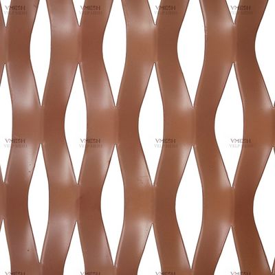 Laag koolstofgehalte geëxpandeerd metalen gaas, gepoedercoat voor gebouwdecoratie