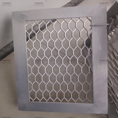 Aangepaste HDG-metaalmateriaal Uitgebreide metalen gaasveiligheidshek voor bescherming van machines