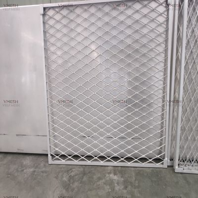 Aangepaste HDG-metaalmateriaal Uitgebreide metalen gaasveiligheidshek voor bescherming van machines