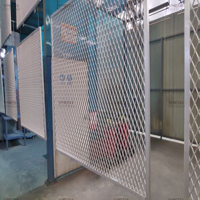 Decoratief aluminium geëxpandeerd metalen gaas plafondpaneel 0,5 mm