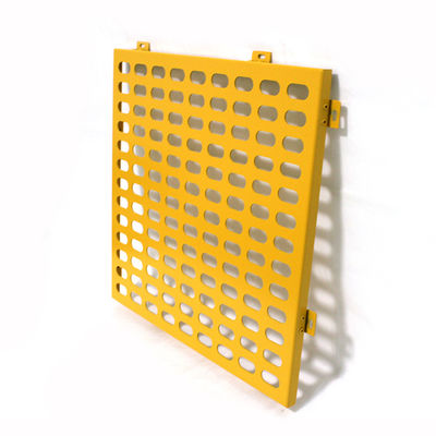 Binnen PVDF Geperforeerde Metalen Gevels 1500x2500mm Decoratief Gaas