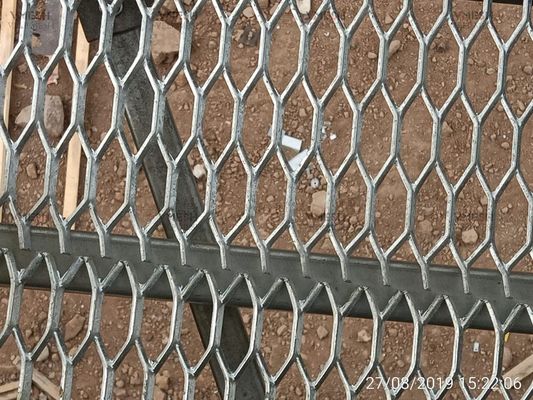 Roestvrij staal 304 geëxpandeerde metalen hek zeshoekig gat