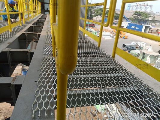 Roestvrij staal 304 geëxpandeerde metalen hek zeshoekig gat