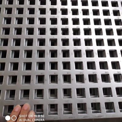 Aluminium Verzinkt 2mm Vierkant Geperforeerde Metalen Plaat 4x8 Voet