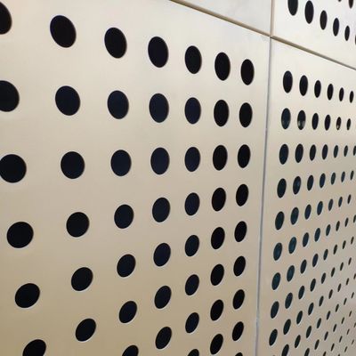 Gegalvaniseerde geperforeerde metalen platen met ronde gaten voor decoratie
