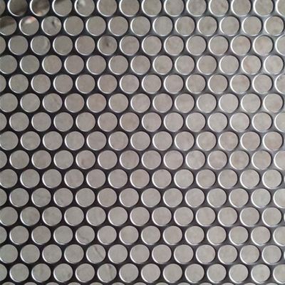 Gegalvaniseerde geperforeerde metalen platen met ronde gaten voor decoratie