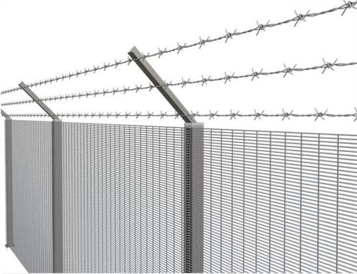 76.2x12.7mm Gepoedercoat 358 Airport Security Gaashekwerk Gegalvaniseerd