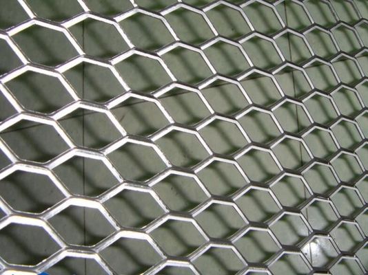 Diamond Hole Hexagon Hole Expanded-Metaal Mesh Grille Galvanized