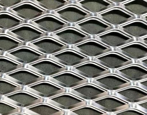 Poedergecoat geëxpandeerd aluminium gaas voor wanddecoratie