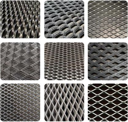 Diamond Hole Hexagon Hole Expanded-Metaal Mesh Grille Galvanized