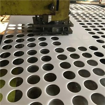 Roestvrij staal 304 316 Aluminium Geperforeerde metalen plaat Rond gat