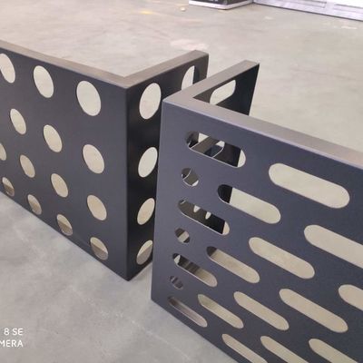 Aluminium-roestvrij staal geperforeerd metaal mesh sheet 0,5-8 mm
