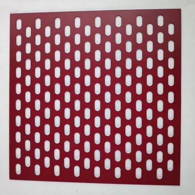 Aangepaste geperforeerde aluminium plaat voor decoratie 0,5-8 mm