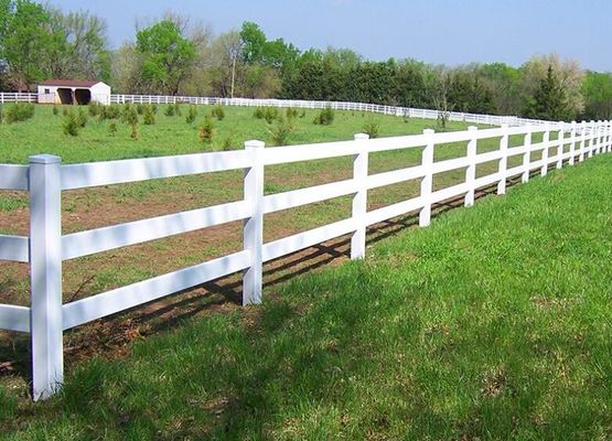 2 Rails Plastic Paardenveld hek Paardenveiligheids hek Paddock Plastic Rail hek
