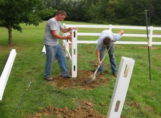 100% vrijstaand materiaal Duurzaam 2rails 3rails PVC Paddock Paarden hek Boerderij hek