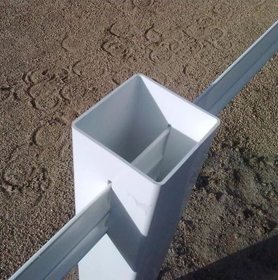 Vlees Vinyl 2 Rails 3 Rails Makkelijk te monteren DIY PVC Ranch Rail hek
