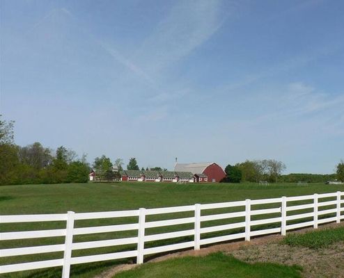 Duurzaam 3 Rails PVC Boerderij hek Plastic hek Ranch Paddock Paard hek