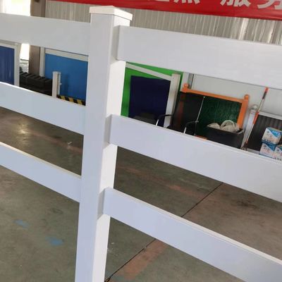 2 Rails 3 Rails Wit paard Zaan Weide Zaan Paarden Rails Vinyl Zaan