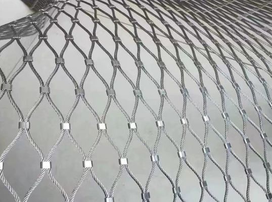 Roestvrij staal touwnet 20x20mm 304/316 voor dierentuin vogelhuis decoratie