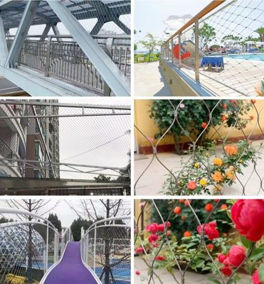 304 roestvrij staal kabelnet Zwarte oxidatie voor dierentuin vogelhuis