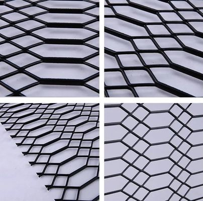 4 mm koolstofstaal gotisch uitgebreid metalen gaas voor decoratie