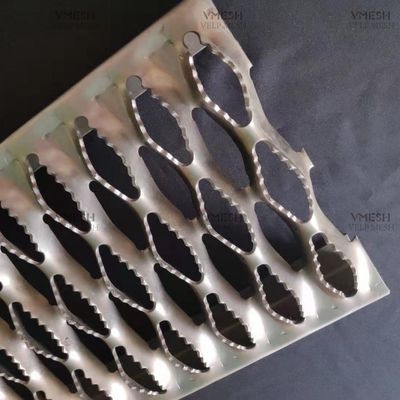 Diamant gat greep steun veiligheid rooster Aluminium plaat 300-600mm