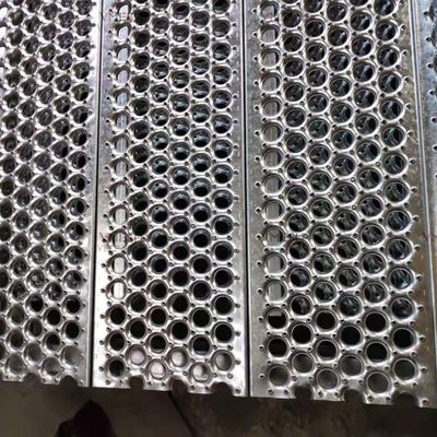 Aluminium ronde veiligheidsgratten voor platforms voor loopbruggen